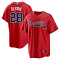 Matt Olson Atlanta Braves Alternate Jersey - Red